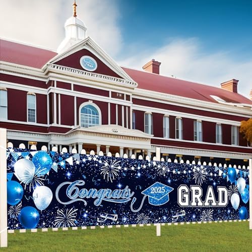 Jobkoo 2025 Graduation Banner for Grad Party Decorations