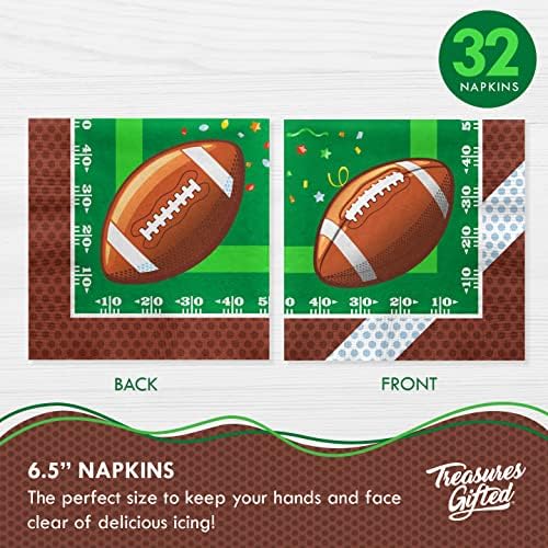 Treasures Gifted Football Party Decorations Set