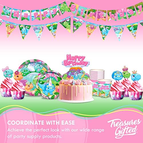 Treasures Gifted Dinosaur Party Decor Set for 24 Guests