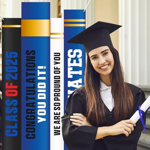 2025 Graduation Banner Decorations Red