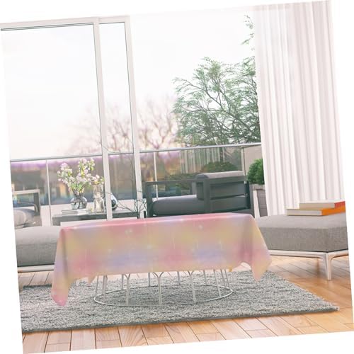 Gradient Rainbow Tablecloth for Birthday Parties and Events
