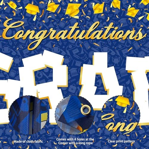 Extra Large Graduation Photo Banner 72x44 Inch