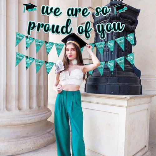 We Are So Proud of You Graduation Banner Decorations 2025