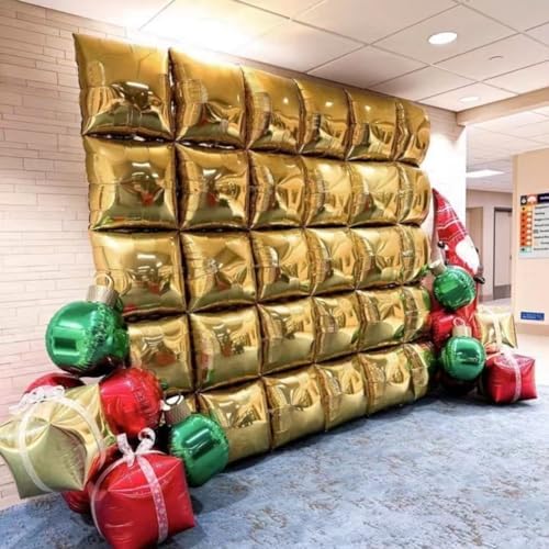 Mylar Gold Silver Balloon Wall Tunnel Kit