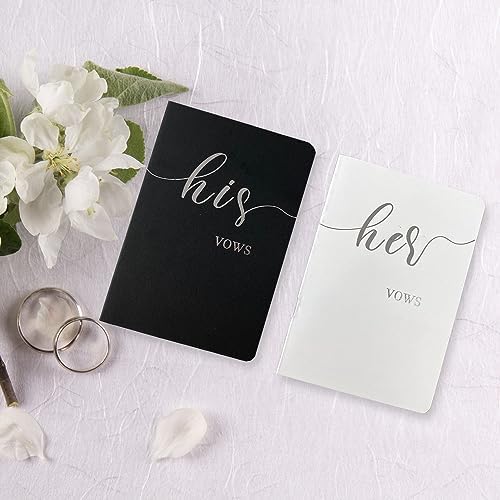 HANVOWS Vow Books His and Hers Wedding Set