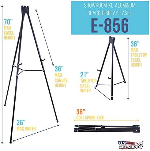 US Art Supply 70 Inch High Showroom Easel