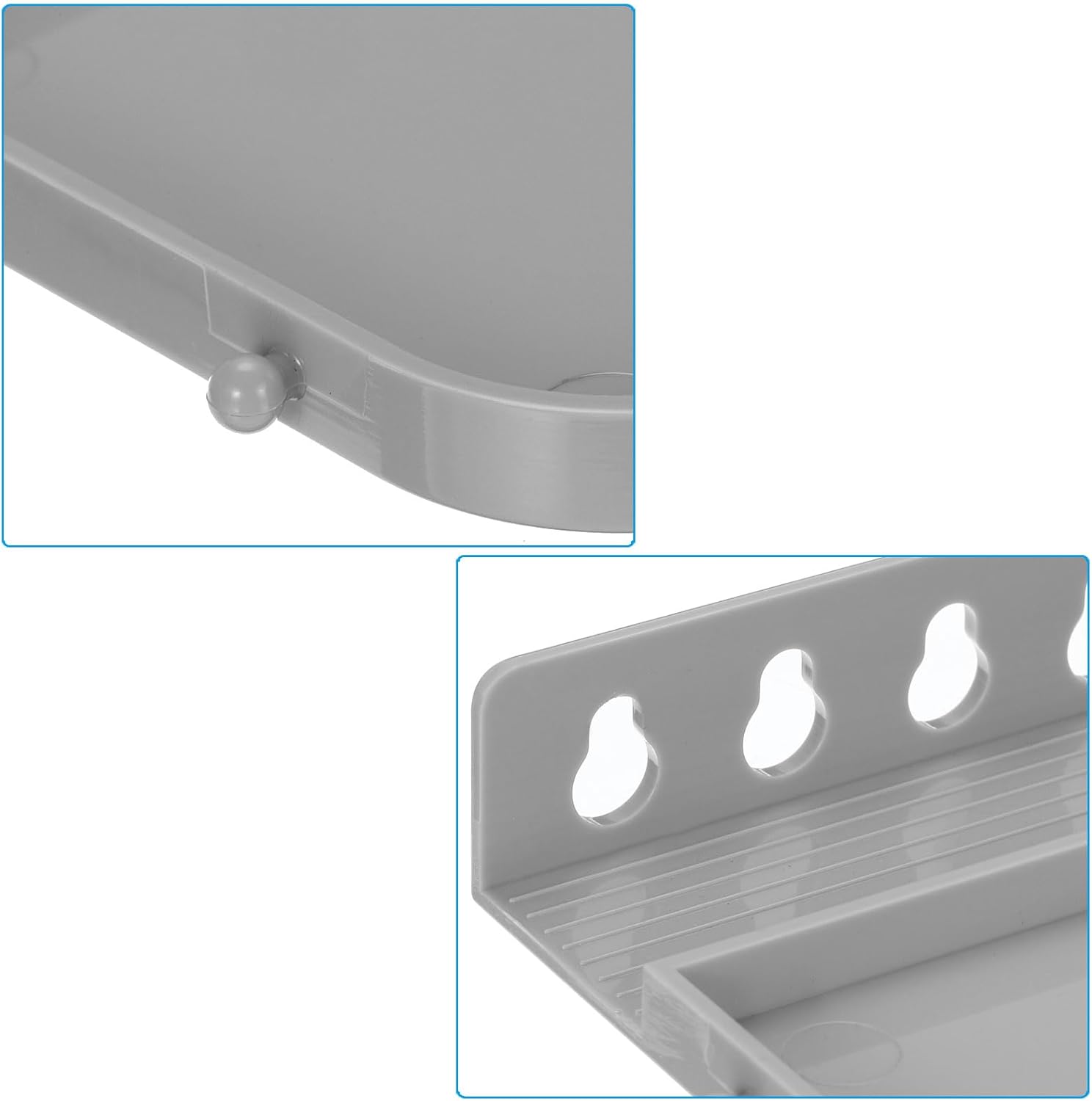 Patikil 34x12cm Detachable Easel Tray Attachment Silver