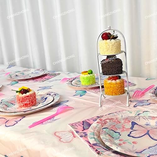 Butterfly Tablecloths 3 pcs 54x108 Inches