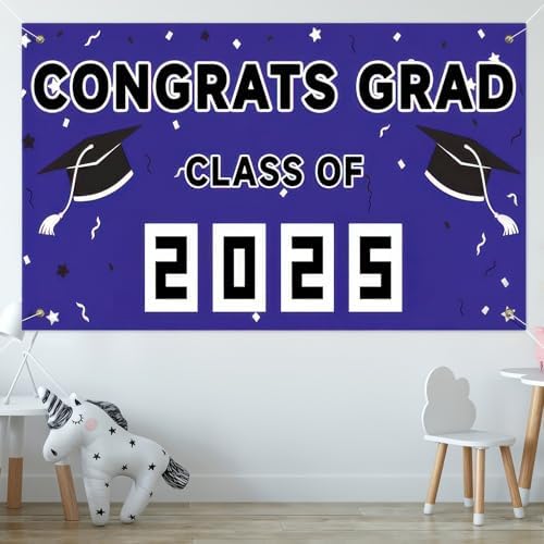 Graduation Banner Outdoor Decor 71x43 Inches