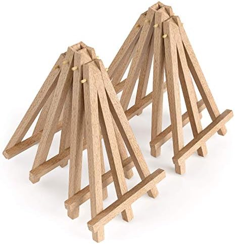 ARTEZA Mini Wooden Easel Pack of 8 8 Inches