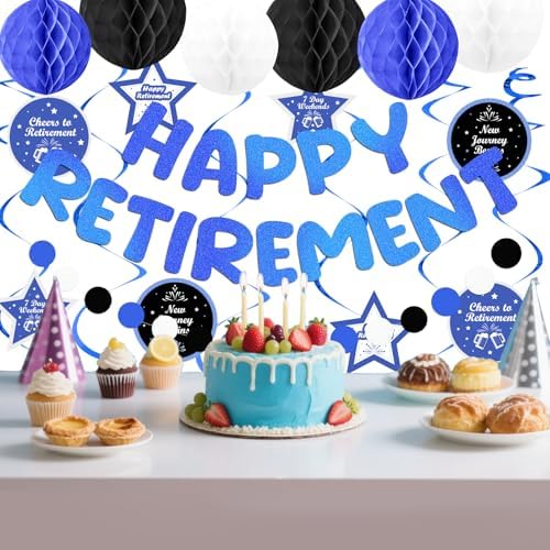 Happy Retirement Party Decorations for Men