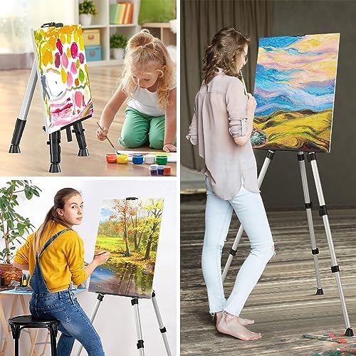 Adjustable Metal Easel Stand for Painting and Art
