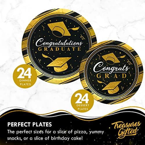 Treasures Gifted 2025 Graduation Decor Set - 24 Serving