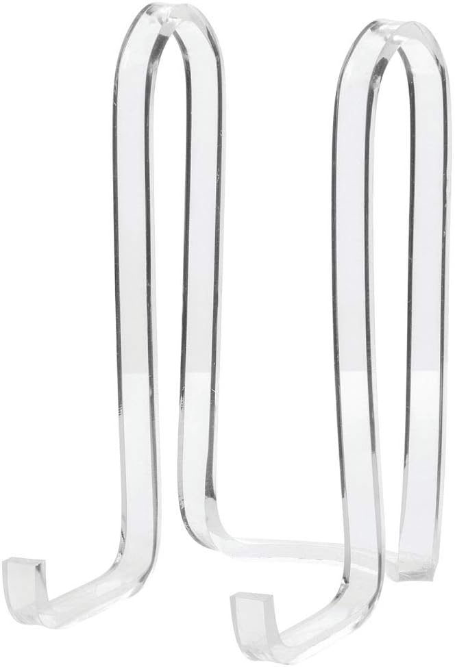 8 Inch Clear Plastic Plate Stand for Art Projects
