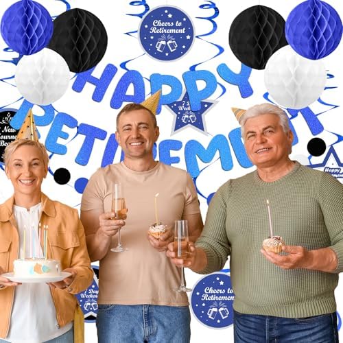 Happy Retirement Party Decorations for Men