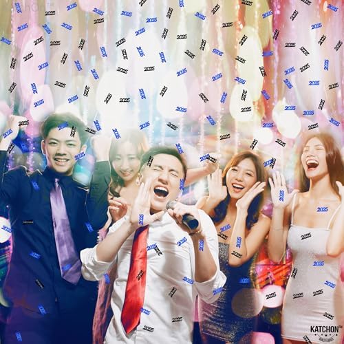 KatchOn Blue and Black Confetti Pack of 500 2025