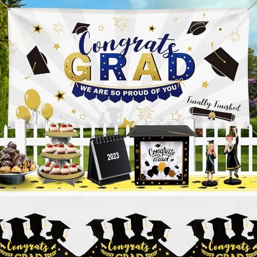 PRETYZOOM 2023 Graduation Card Box for Party Supplies