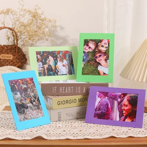 Meonua Rainbow Paper Frames 4x6 Inch 100 Count
