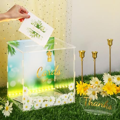 Naconmlet Card Box for Wedding and Party Events