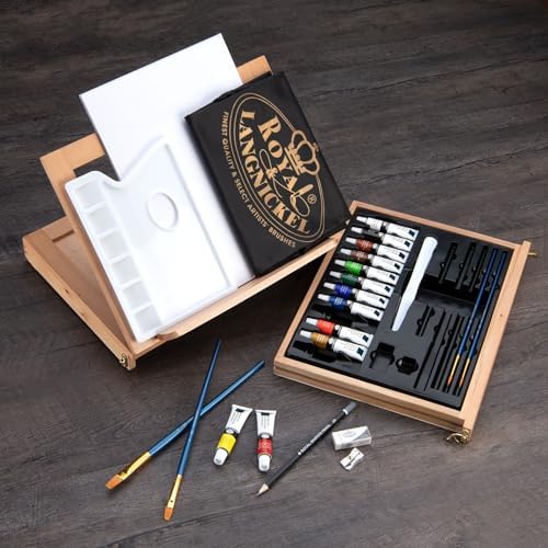 Royal Langnickel Acrylic Easel Art Set Portable