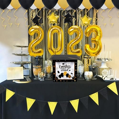 PRETYZOOM 2023 Graduation Card Box for Party Supplies
