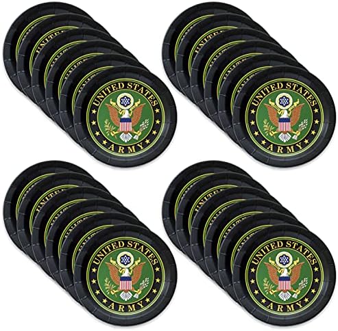 Havercamp US Army Paper Plates 24 Pack