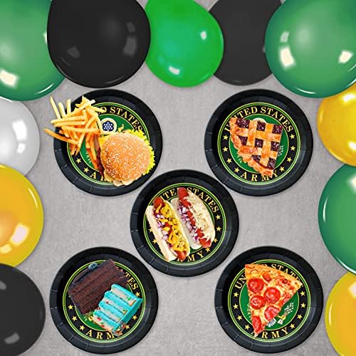 Havercamp US Army Paper Plates 24 Pack
