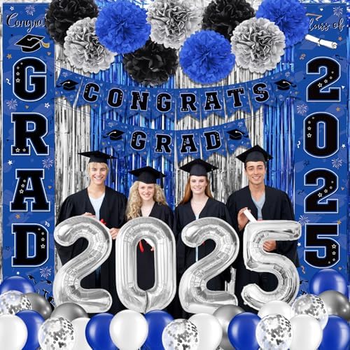 Class of 2025 Graduation Party Decorations Set