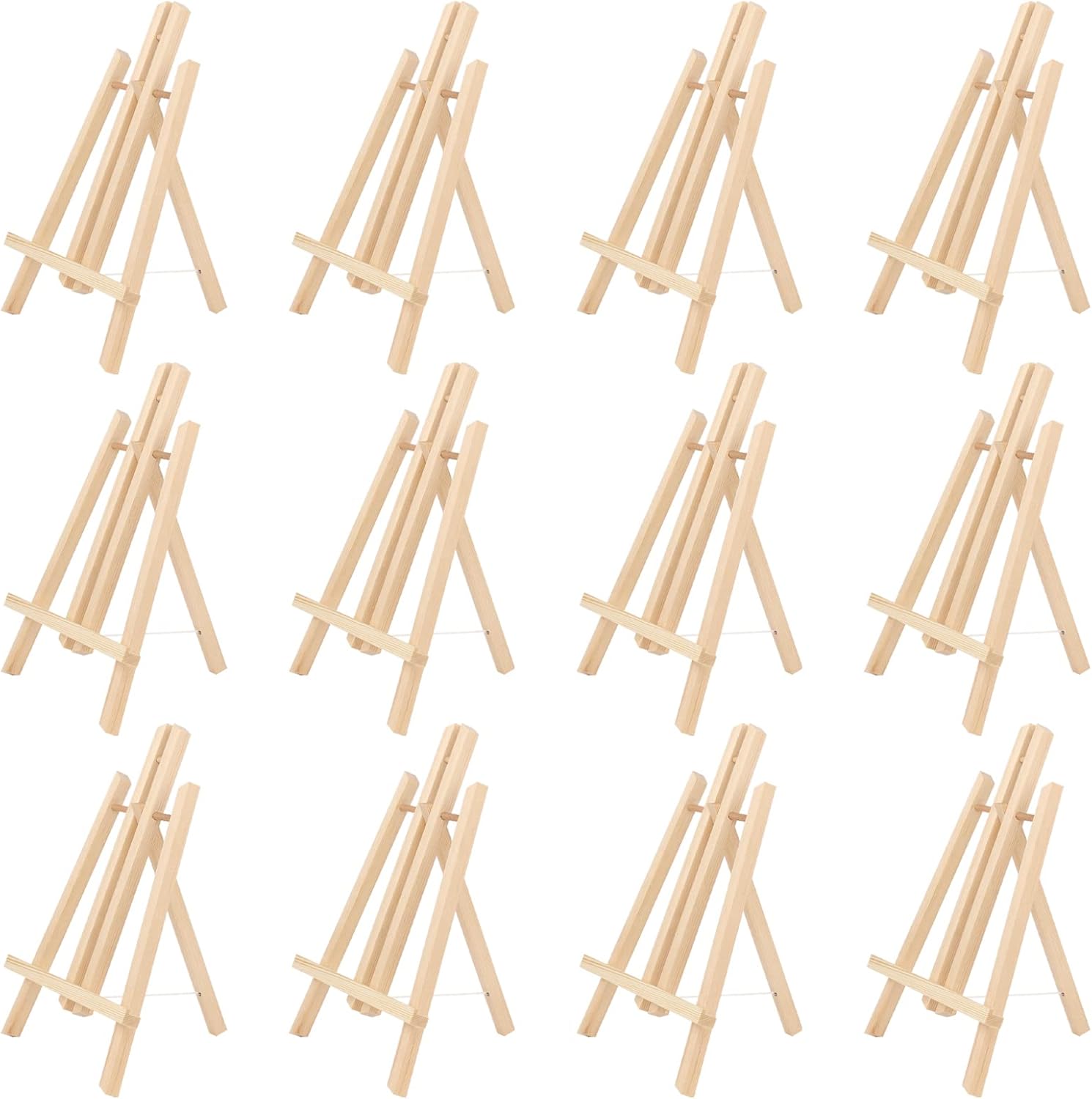 Kinlink 118 Inch Wood Easels Set of 12 Display and Painting Stand
