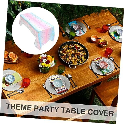 Disposable Mermaid Table Cover for Birthday Parties