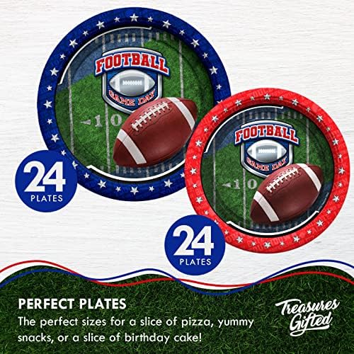 Treasures Gifted Football Party Decorations for 24 Guests