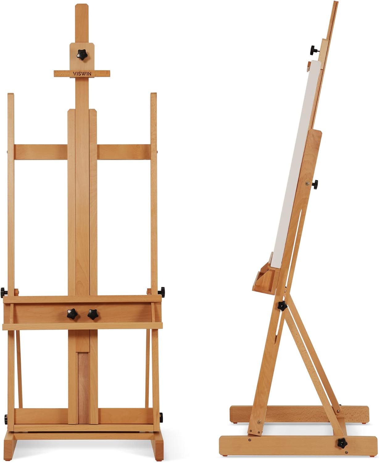 VISWIN Large Adjustable H-Frame Easel with Storage Tray