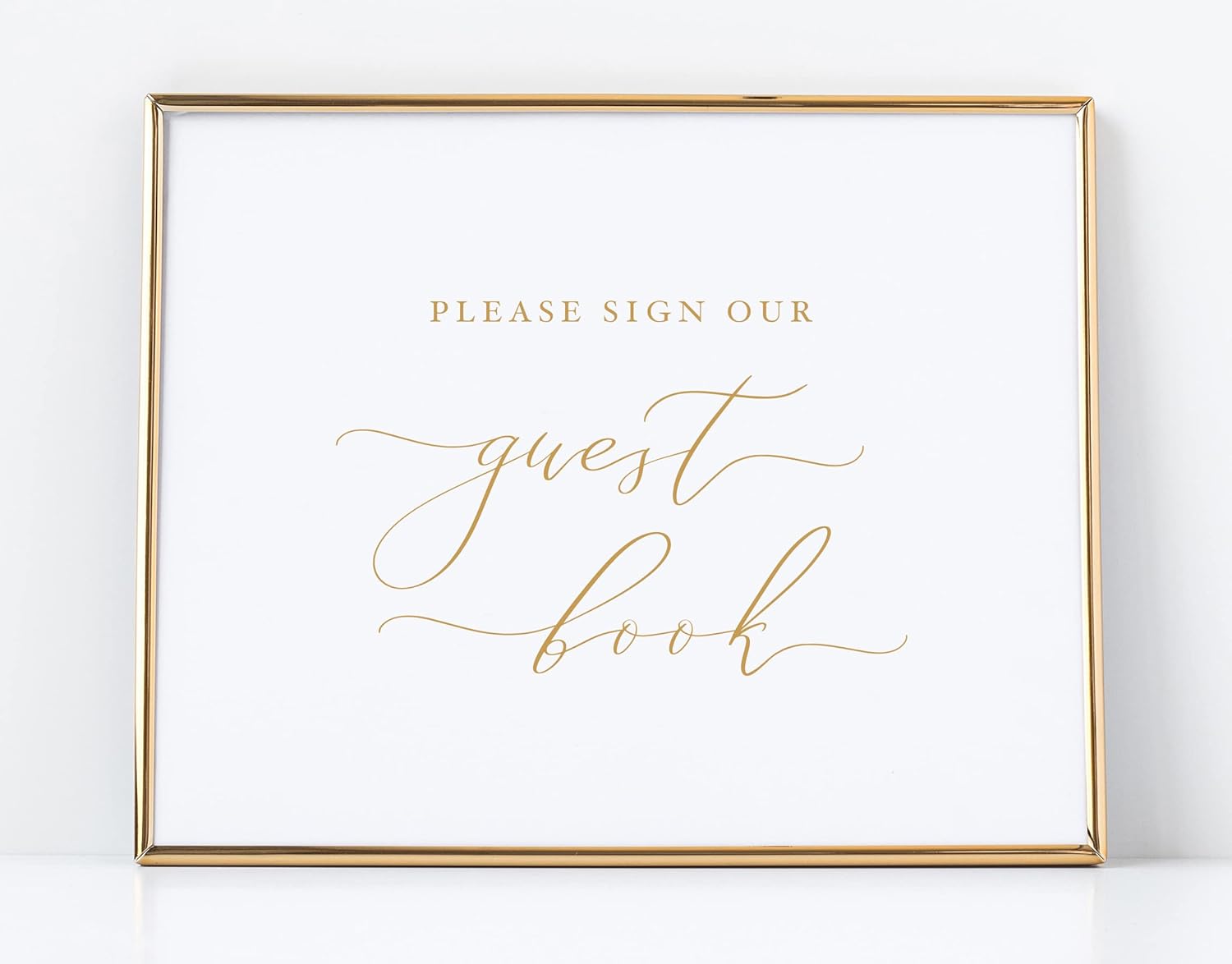 Please Sign Our Guestbook Sign for Wedding Ceremony and Reception