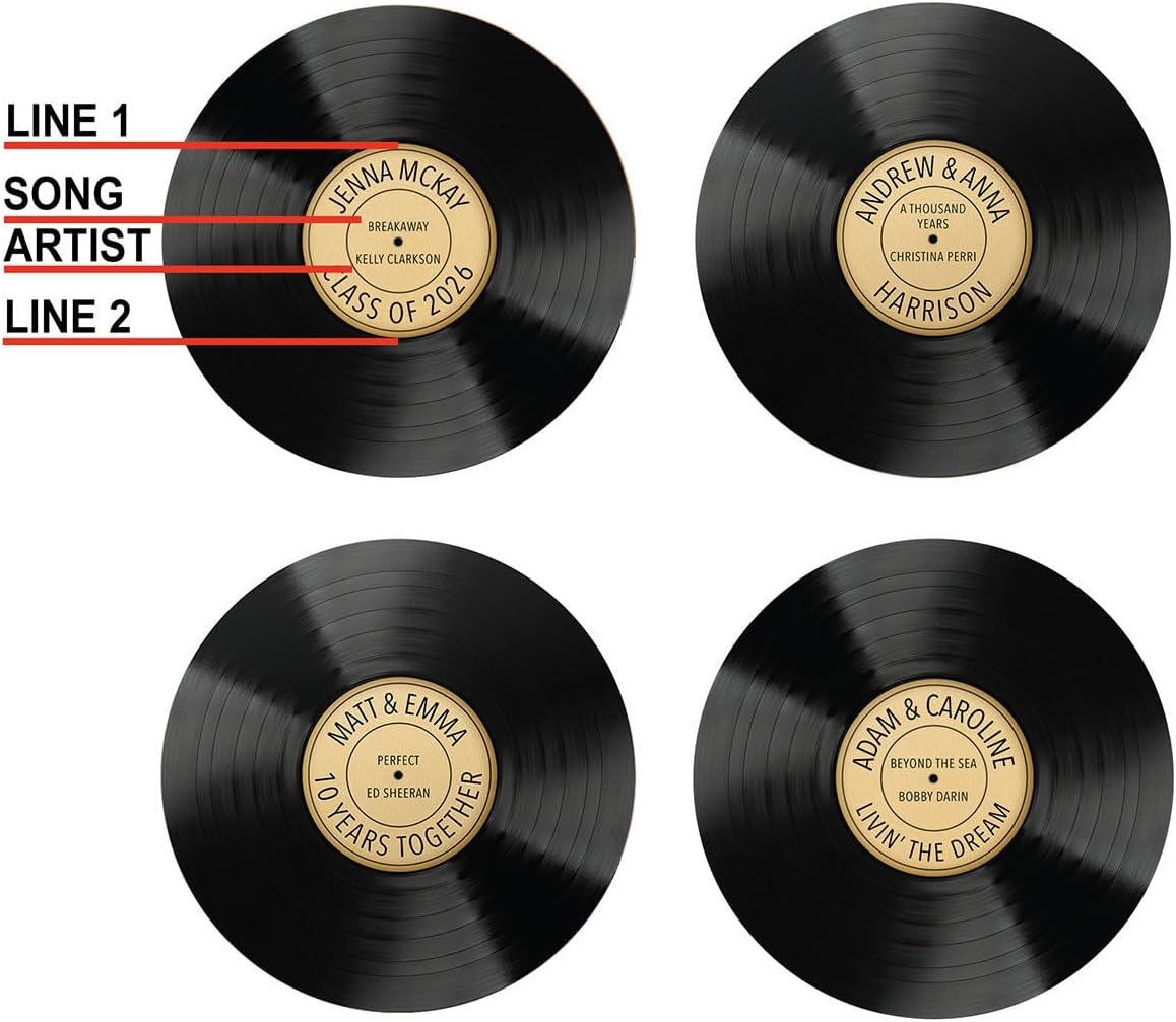 HomeWetBar Personalized Wedding Guestbook Vinyl Alternative