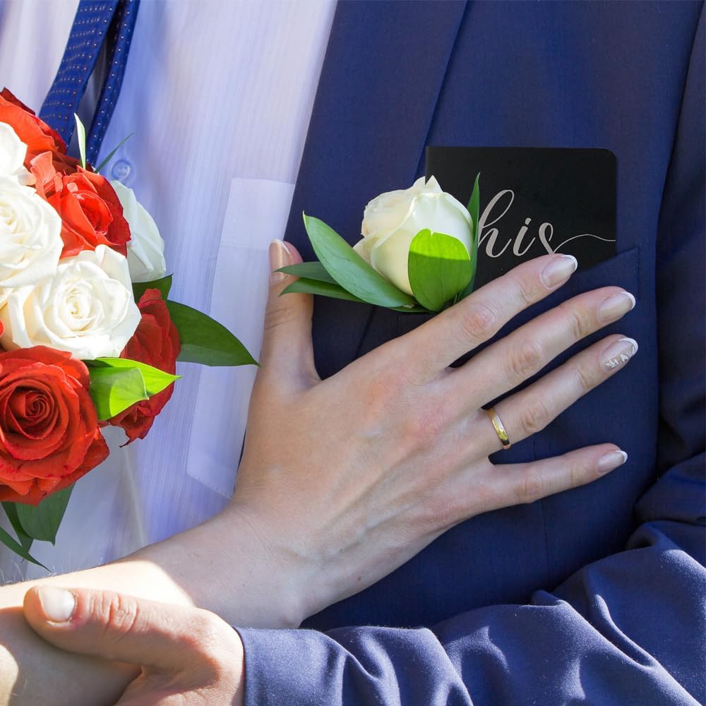 HANVOWS Vow Books His and Hers Wedding Set