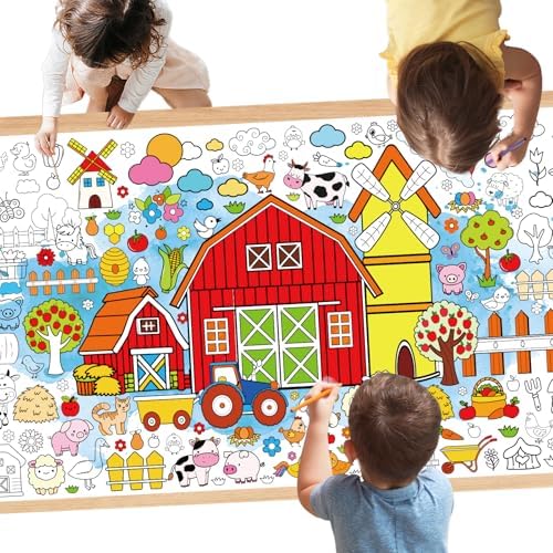 Farm Animal Birthday Party Decorations 31x71 Inch