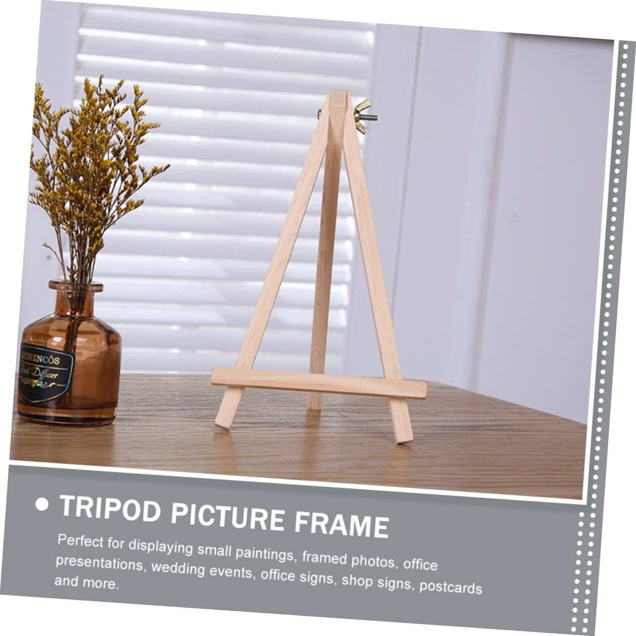 Housoutil 2pcs Wooden Drawing Easels for Boys and Girls