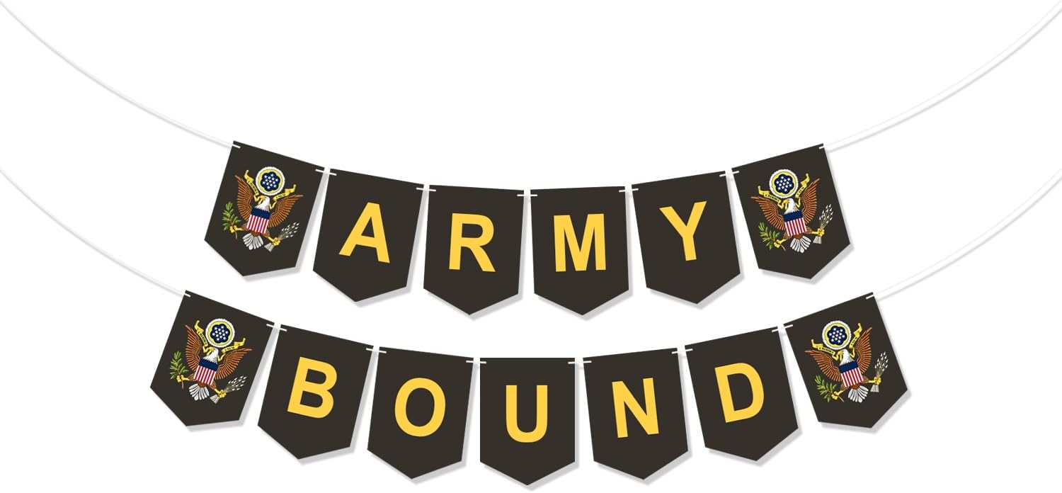 Military Bound Banner for Army Events