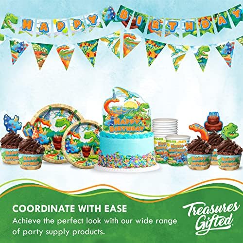 Treasures Gifted Dinosaur Party Supplies for 24 Guests