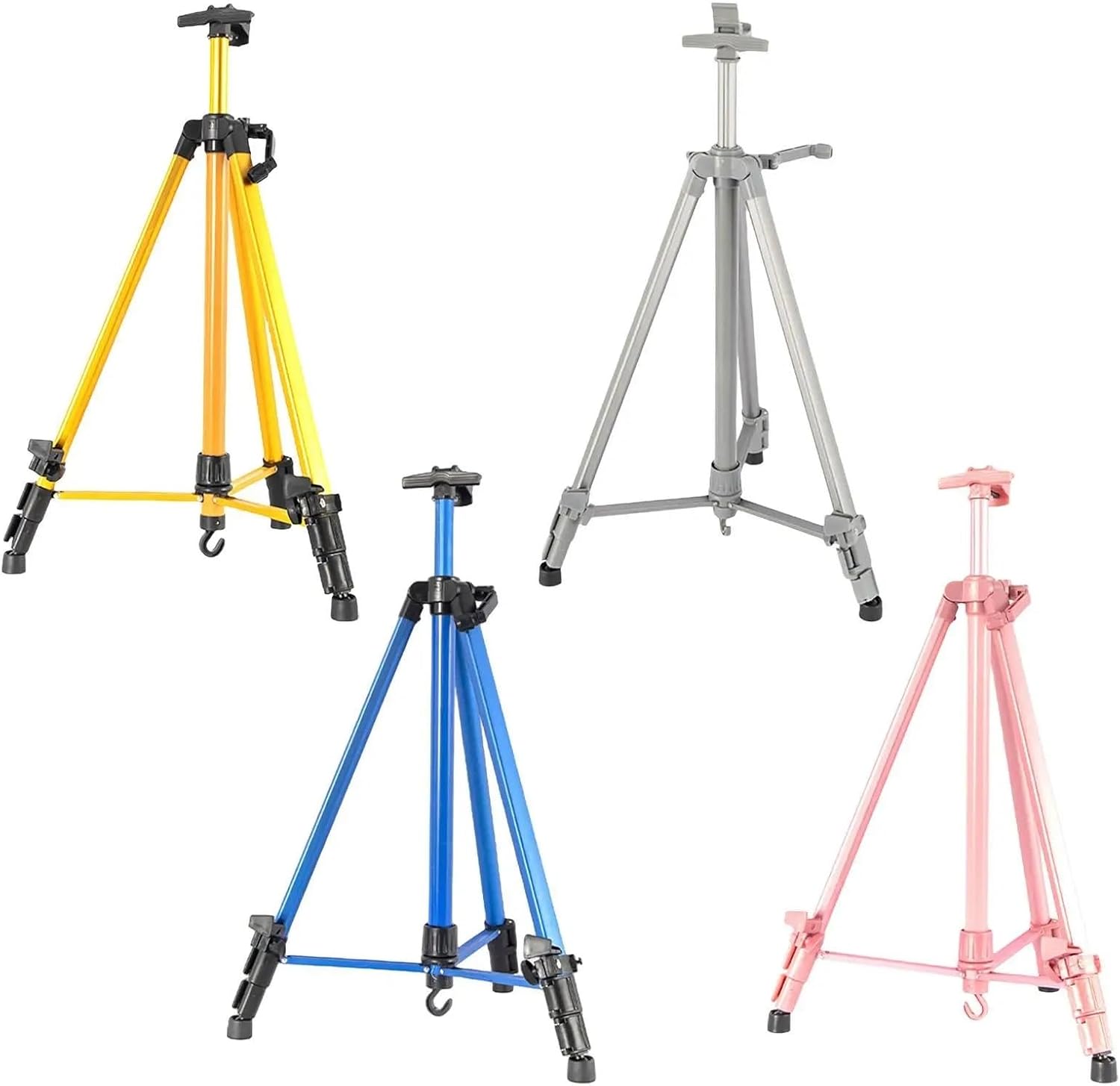 Adjustable Blue Art Easel Stand for Painting and Display