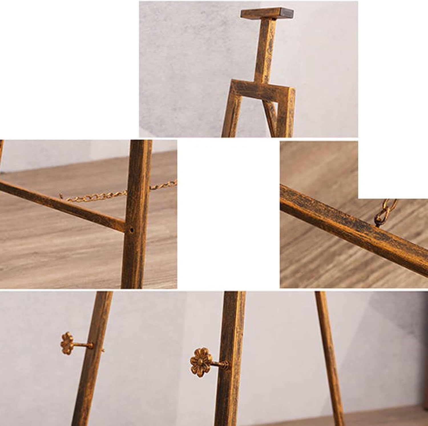 Sturdy Metal Folding Easel Stand Portable 150cm Display Easel