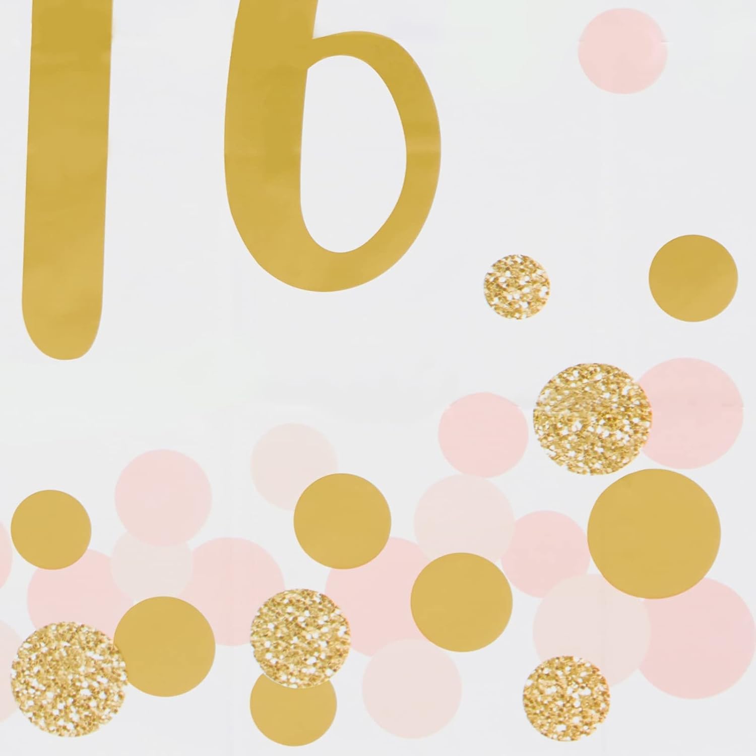 BLUE PANDA 3 Pack Sweet 16 Tablecloth Birthday Party Decor