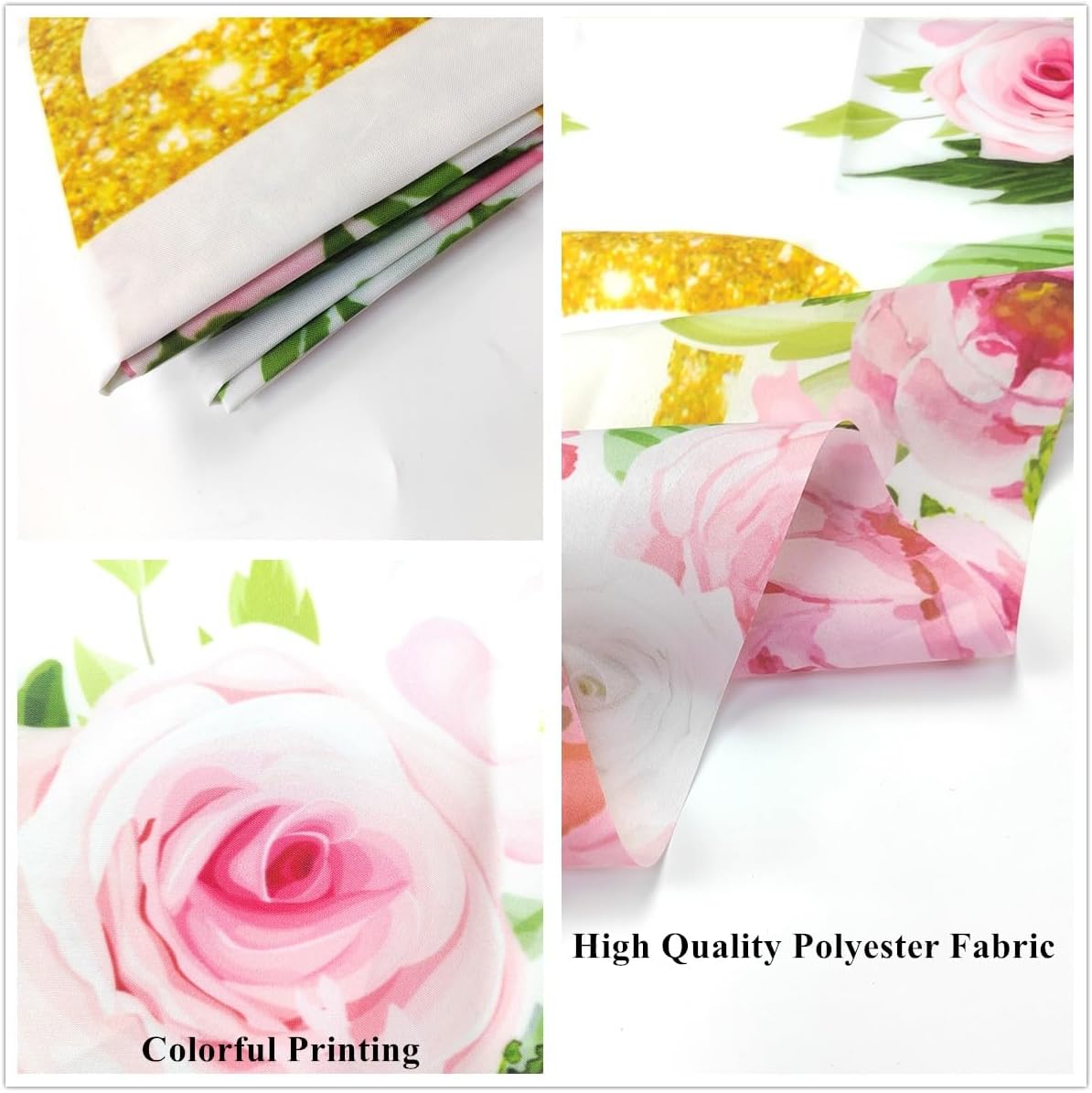 Just Married Wedding Backdrop Banner 118x197 Inch