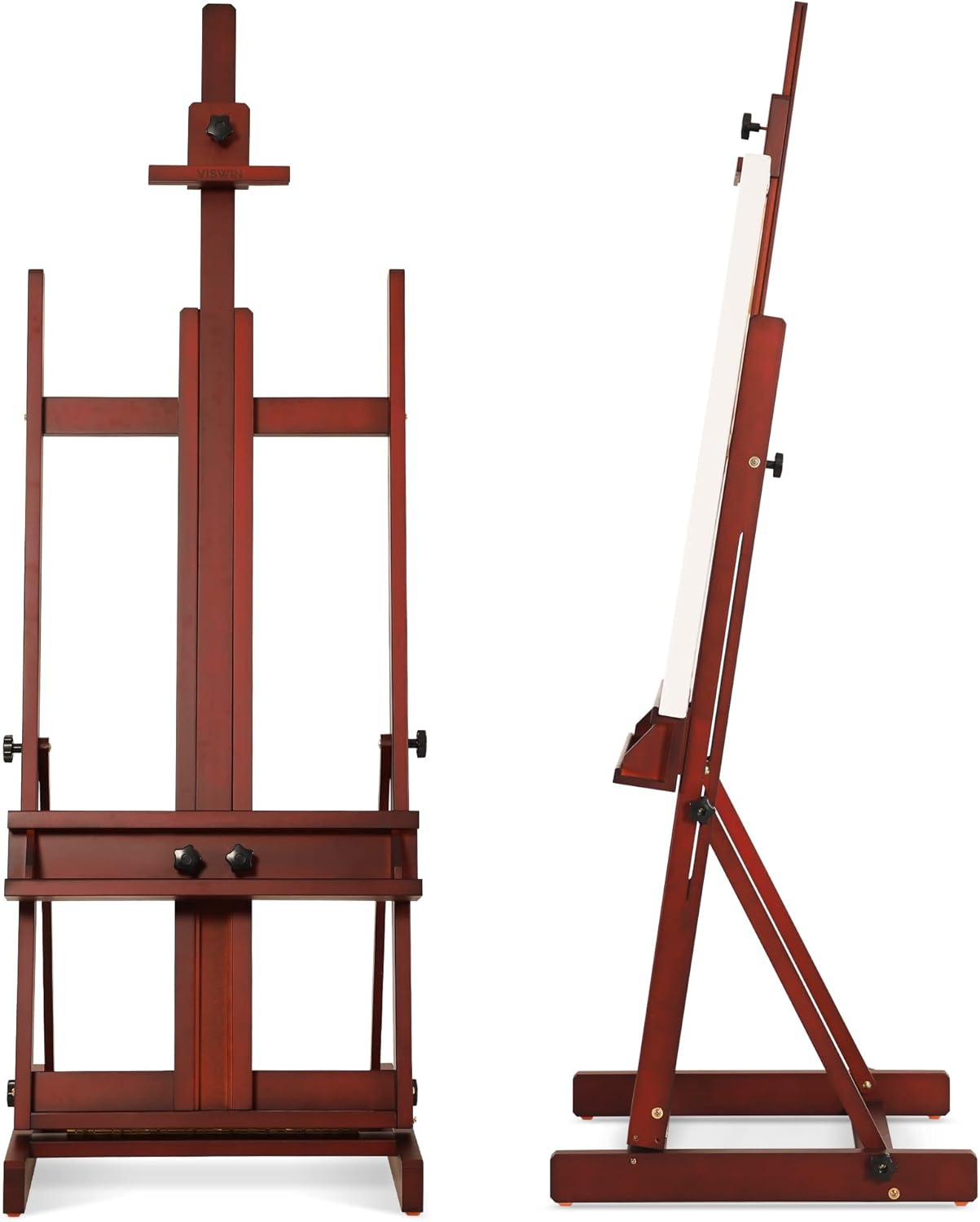 VISWIN Large Adjustable H-Frame Easel with Storage Tray 1