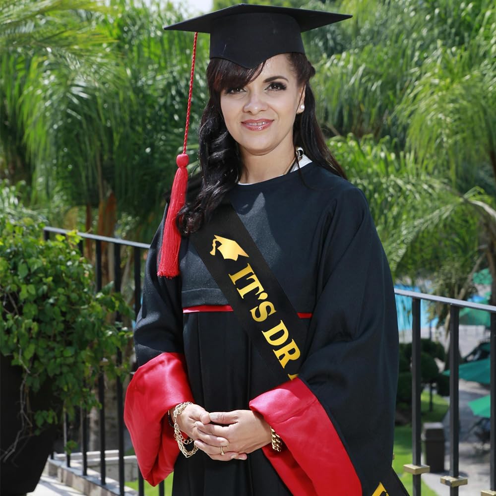 Dr Actually Doctorate Degree Sash Graduation Party Decoration