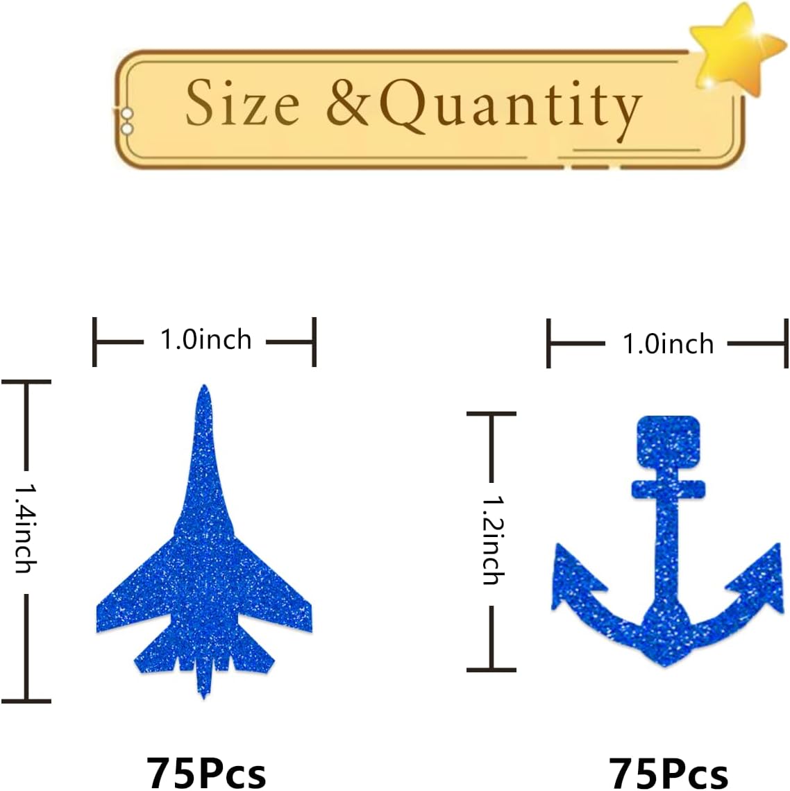 150Pcs Navy Party Decorations for Boys Men
