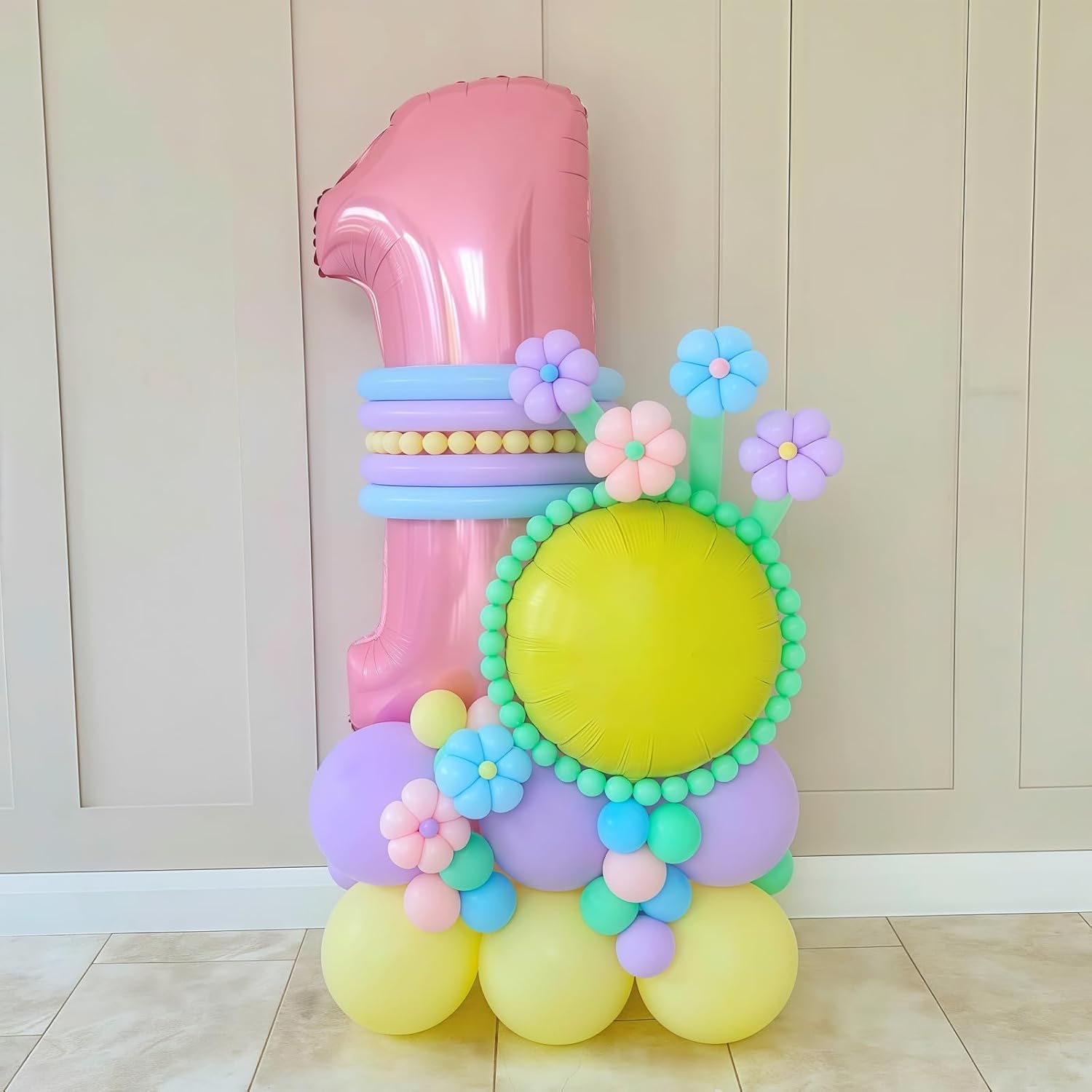 Pastel Pink 10 Balloon Number 40 Inch Decor