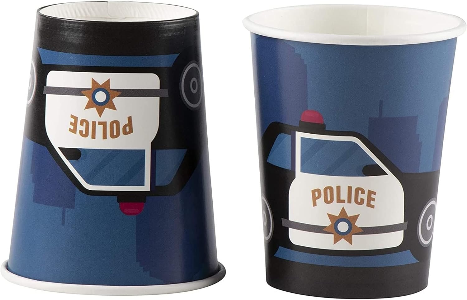 144 Piece Police Birthday Party Supplies for 24 Guests
