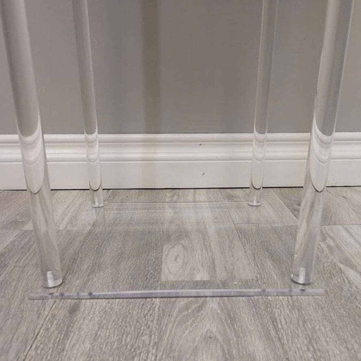 2 Pack 24 Inch Tall 8 Inch Diameter Acrylic Flower Stand
