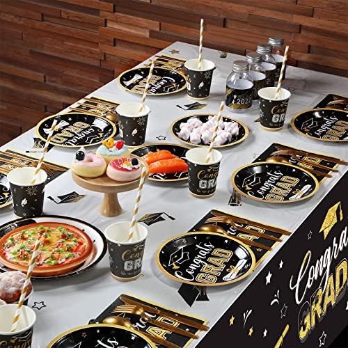 Tatuo 277 Pcs Graduation Party Supplies Kit 2025